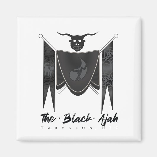 TarValon.Netブラック磁石 マグネット (正面)