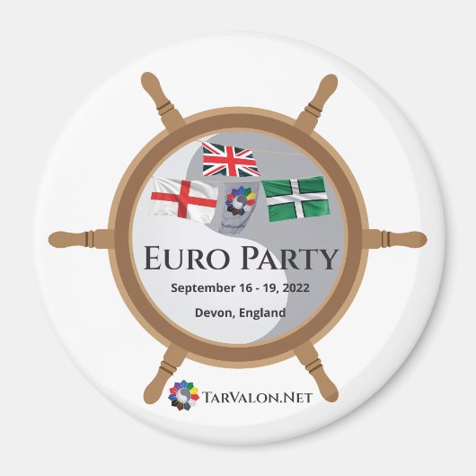 TarValon.Netユーロパーティー'22磁石 マグネット (正面)