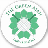 TarValon.Net簡易グリーンビニールシール シール (正面)