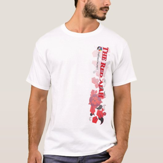 TarValon.Net赤い散乱ペナントTシャツ Tシャツ (正面)