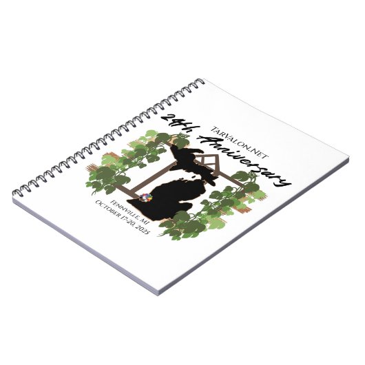 TarValon.Net 24th Anniversary Notebook ノートブック (左側)