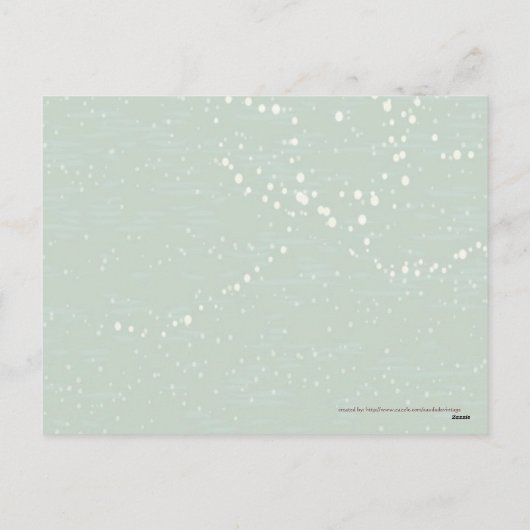 Tarzanサンタ及びスケートで滑るの鳥 シーズンポストカード (裏面)