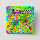 Tarzanaマインドフォーカスボタン 缶バッジ (正面)