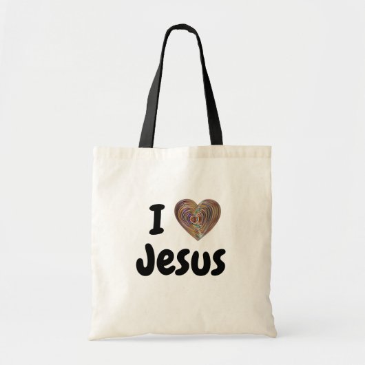 Tas "I love Jesus". トートバッグ (正面)