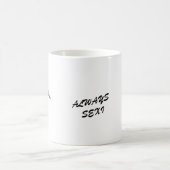 Tasa blanca clasica de café コーヒーマグカップ (中央)