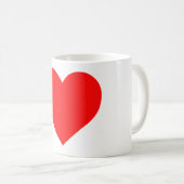 tasa con corazon コーヒーマグカップ (正面右)