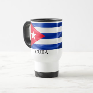 TASA CON VANDERA DE CUBA トラベルマグ