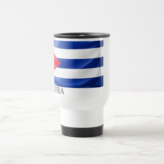 TASA CON VANDERA DE CUBA トラベルマグ (中央)