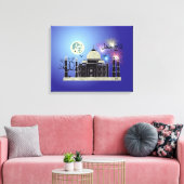 Tasch Mahal Indien Druck auf Keilleinwand 2 キャンバスプリント (インサイチュ (リビング))