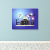 Tasch Mahal Indien Druck auf Keilleinwand 2 キャンバスプリント (インサイチュ (ウッドフロア))