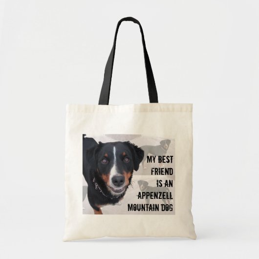 Tasche "Appenzeller Sennenhund" トートバッグ (正面)