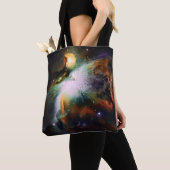 Tasche mit zwei kontrastreichen Astrobildern トートバッグ (クローズアップ)