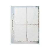 Task Priority and planner Matrix (mountain) ノートパッド (回転)