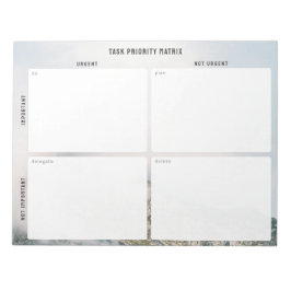 Task Priority and planner Matrix (mountain) ノートパッド