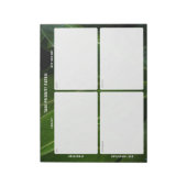 Task Priority and planner Matrix  (nature) ノートパッド (回転)