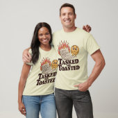 Tasked and Toasted | バーンアウトジョークチェックリスト Tシャツ (ユニセックス)