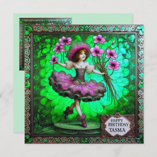 ~ TASMA ~ お誕生日おめでとう ~ フラワーガール ~ (正面/裏面)