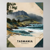 Tasmania Coast ポスター (正面)