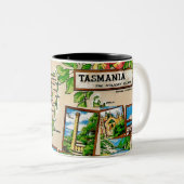 Tasmania Holiday Island Mug ツートーンマグカップ (正面右)