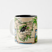 Tasmania Holiday Island Mug ツートーンマグカップ (正面左)