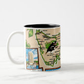 Tasmania Holiday Island Mug ツートーンマグカップ (左)