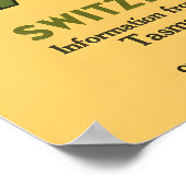 Tasmania Vintage Travel Poster Print ポスター (角)