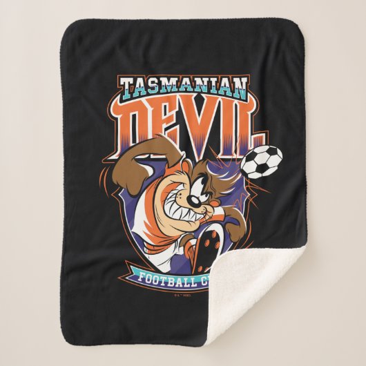 Tasmanian Devil Football Club Badge シェルパブランケット (正面)