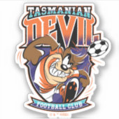 Tasmanian Devil Football Club Badge シール (正面)