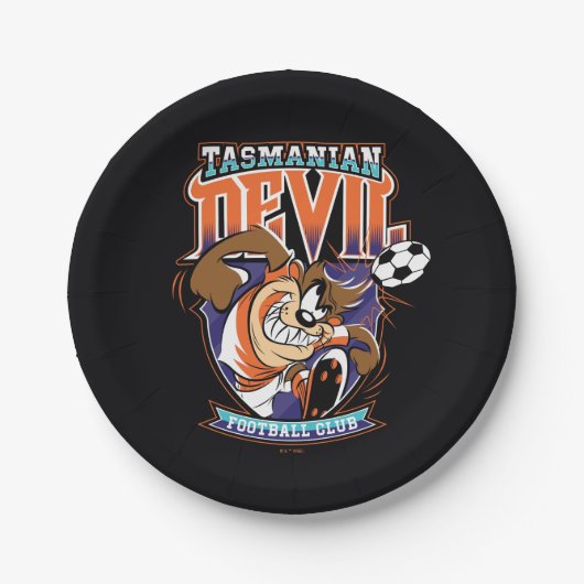 Tasmanian Devil Football Club Badge ペーパープレート (正面)