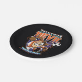 Tasmanian Devil Football Club Badge ペーパープレート (アングル)