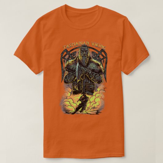 Tasmanian Viking Tシャツ (デザイン正面)