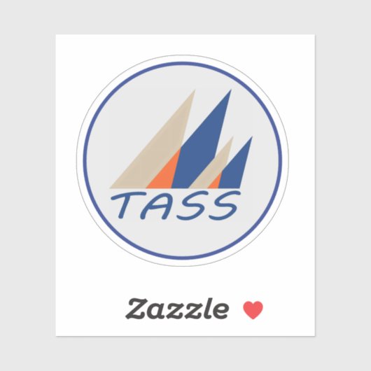 TASSロゴ カスタムカット ビニールステッカー シール (シート)