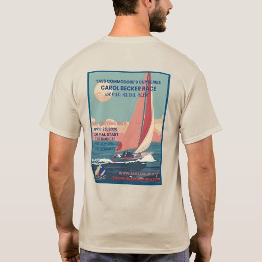 TASS キャロル・ベッカー・レース Tシャツ (裏面)