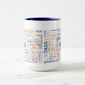 TASS Sailing Words Coffee Mug マグカップ (中央)