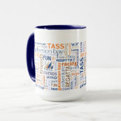 TASS Sailing Words Coffee Mug マグカップ (正面左)