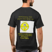 Tassaの道場の防御的な作戦アカデミー Tシャツ (裏面)