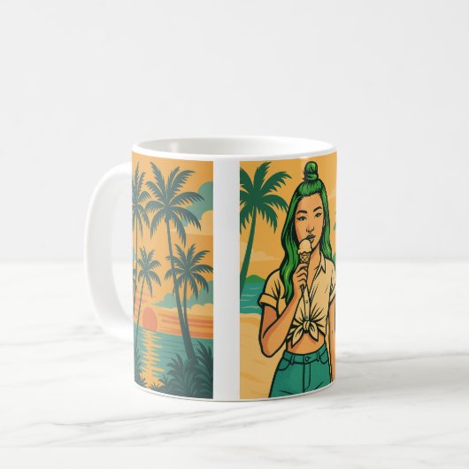 Tasse コーヒーマグカップ (正面左)