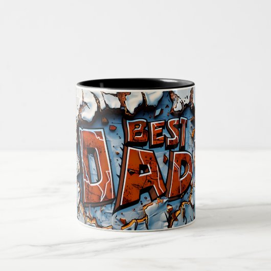 Tasse 2 Couleurs Best dad ツートーンマグカップ (中央)