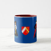 Tasse 2 Couleurs Costume traditionnel d'Alsace, Fr ツートーンマグカップ (中央)