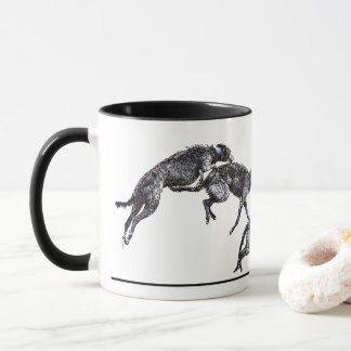 Tasse 2 Couleurs Jeux de scottish deerhounds マグカップ