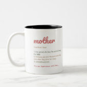 Tasse 2 Couleurs Mama Bear Mothers Day ツートーンマグカップ (左)
