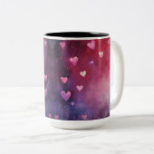 Tasse 2 Couleurs Personalized Valentine Coffee Mug ツートーンマグカップ (正面右)