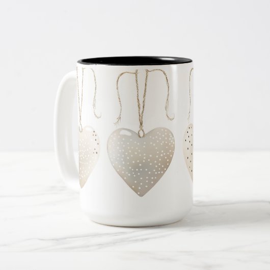 Tasse 2 Couleurs Personalized Valentine Coffee Mug ツートーンマグカップ (正面左)