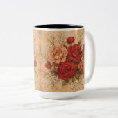 Tasse 2 Couleurs Personalized Valentine Coffee Mug ツートーンマグカップ (正面右)