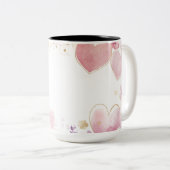 Tasse 2 Couleurs Personalized Valentine Coffee Mug ツートーンマグカップ (正面右)