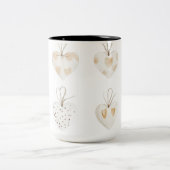 Tasse 2 Couleurs Personalized Valentine Coffee Mug ツートーンマグカップ (中央)