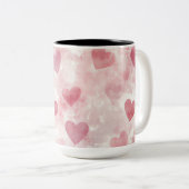 Tasse 2 Couleurs Personalized Valentine Coffee Mug ツートーンマグカップ (正面右)