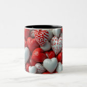 Tasse 2 Couleurs Personalized Valentine Coffee Mug ツートーンマグカップ (中央)