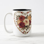 Tasse 2 Couleurs Personalized Valentine Coffee Mug ツートーンマグカップ (左)