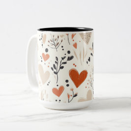 Tasse 2 Couleurs Personalized Valentine Coffee Mug ツートーンマグカップ